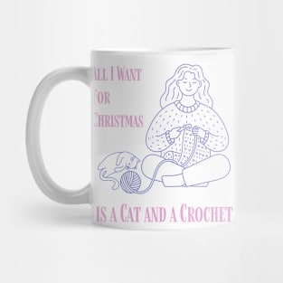 All I want for Christmas is a Cat and a Crochet Mug